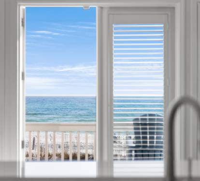 Wake up to breathtaking gulf views through your private balcony doors. The endless blue horizon awaits just steps from your bed.