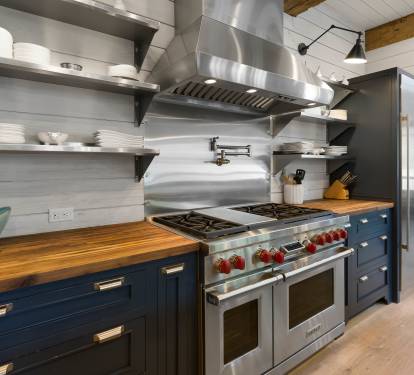 Your chef-quality kitchen features professional-grade appliances and ample prep space for culinary adventures.