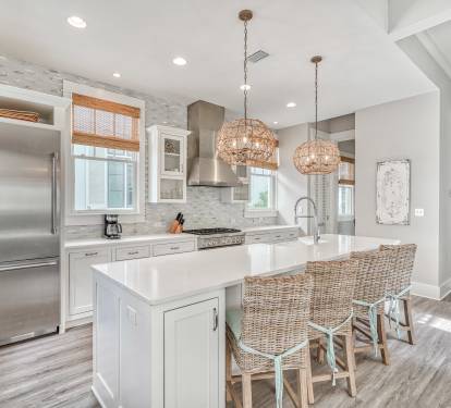Kitchen - Equipped with Stainless Steel Appliances