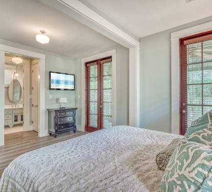 Primary King Suite - Flat-Screen TV & Private Balcony Access