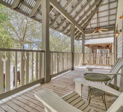 Private Balcony off Primary King Suite - Seating for 2!