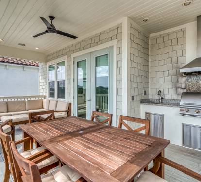 3rd Floor Balcony - Garnished with Summer Kitchen