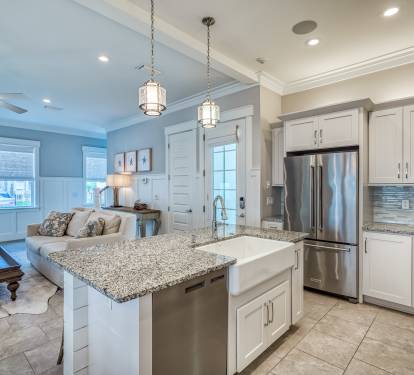 Kitchen - Equipped with Stainless Steel Appliances