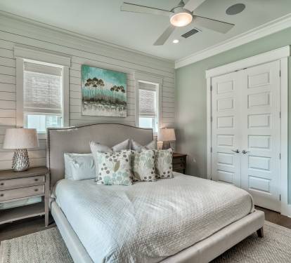2nd Floor Primary Suite - Furnished with a King Size Bed