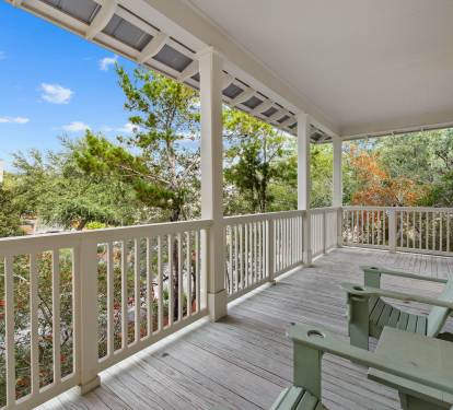 2nd Floor Balcony off Bunk Room