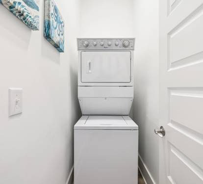 3rd Floor - Stack Washer & Dryer in the Laundry Room