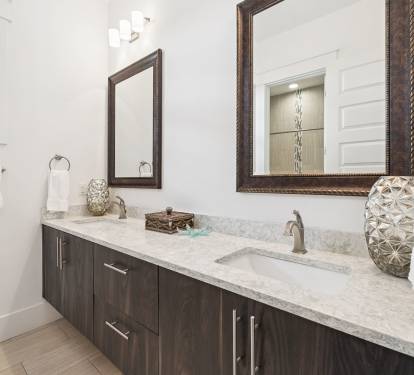 3rd Floor Shared Bathroom - Dual Vanities
