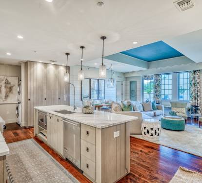 Main Living Area - Offering Open Concept Living, Dining & Kitchen