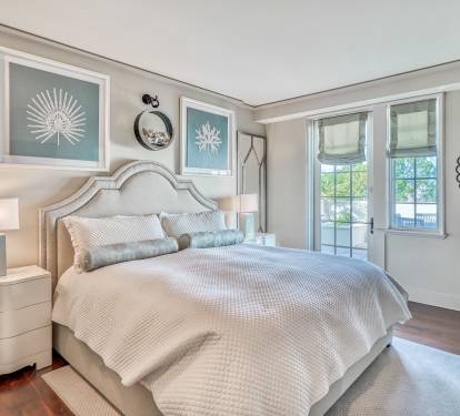 Primary Suite - Furnished with a King Size Bed