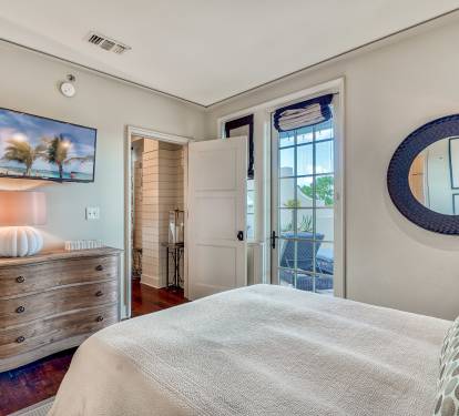 Guest Bedroom - Providing Private Access to the Over-sized Balcony