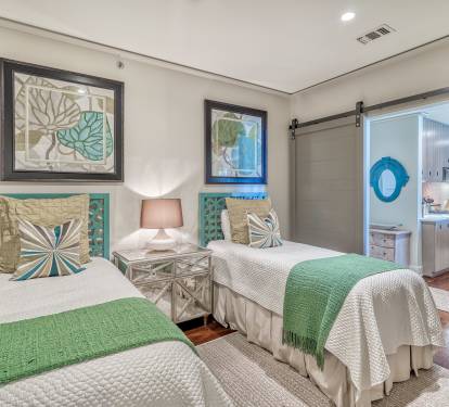 Guest Bedroom - Furnished with Two Twin Size Beds