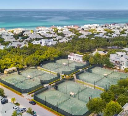 Play a Game of Tennis with your Friends in Rosemary Beach