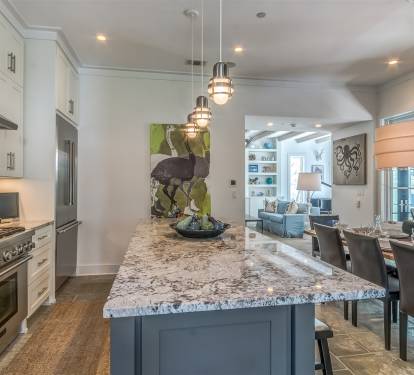 Kitchen - Equipped with High End Stainless Steel Appliances
