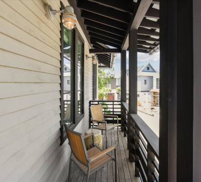 Carriage House Porch - Perfect for Morning Coffee!