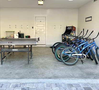 Garage - Has been Converted into a Game Room with Arcade & Ping Pong