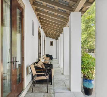 Enjoy Morning Coffee & Evening Cocktails on the Patio!
