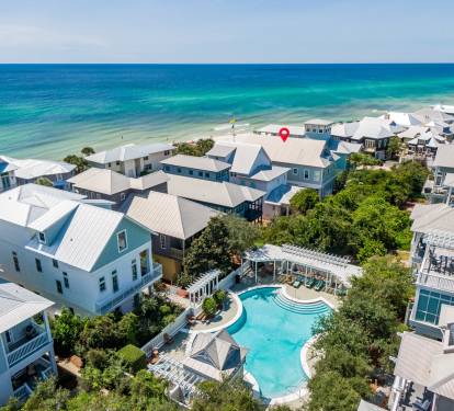Aerial Views - Steps from the Beach and Community Pool