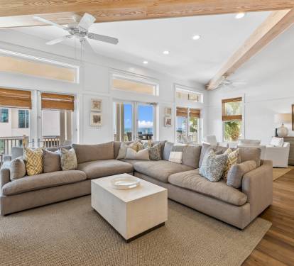 Second Floor Living Room - Featuring a Cozy Sectional Sofa