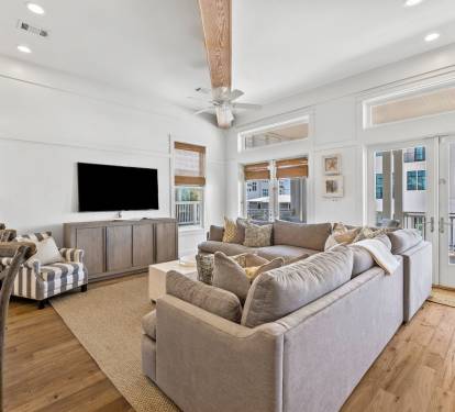 Second Floor Living Room - Featuring a Cozy Sectional Sofa