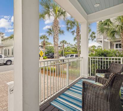 Front Porch for Morning Coffee!
