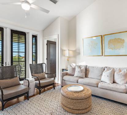 Living Room with Cozy Sofa