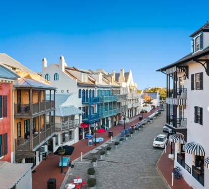 Take a Stroll through Main Street in Rosemary Beach