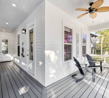 Inviting Front Porch - Perfect for Morning Coffee