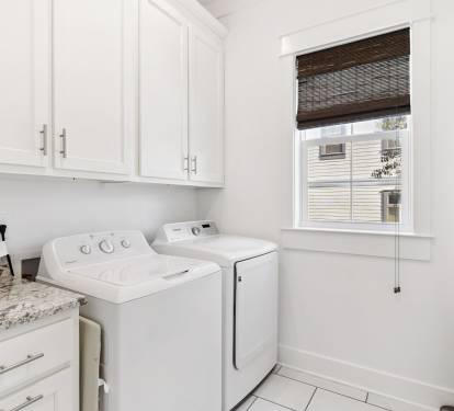 Full-Size Washer & Dryer in the 1st Floor Laundry Room