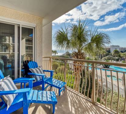 Pool Front Balcony