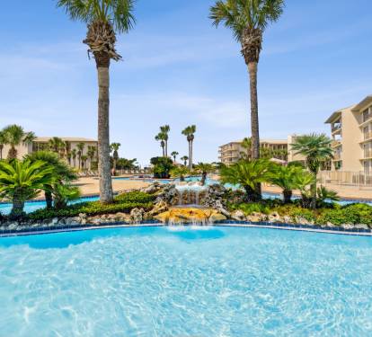 Keep Cool In the Summer Sun next to the Community Lagoon Pool