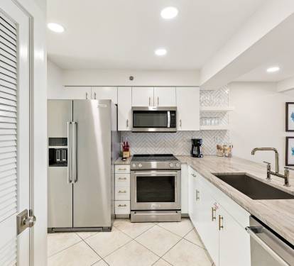 Well Appointed Kitchen with Stainless Steel Appliances