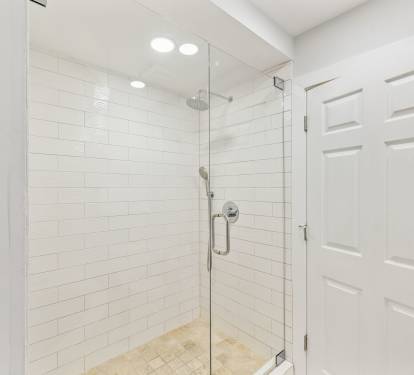 Rinse Off in the Walk-In Shower
