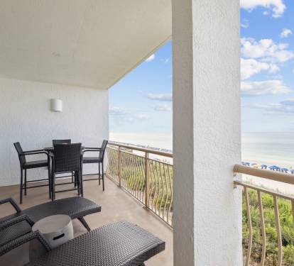 Enjoy Pure Relaxation on the Gulf-Front Balcony