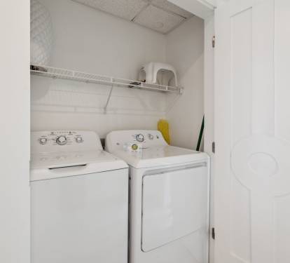 Conveniently Located Laundry Area
