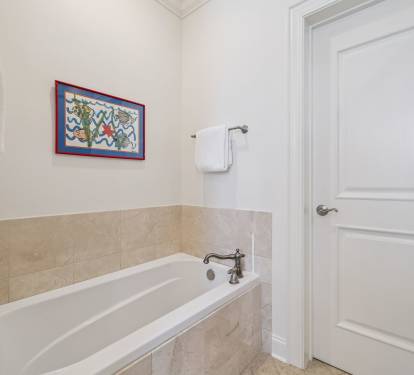 Relax in the Oversized Soaking Tub