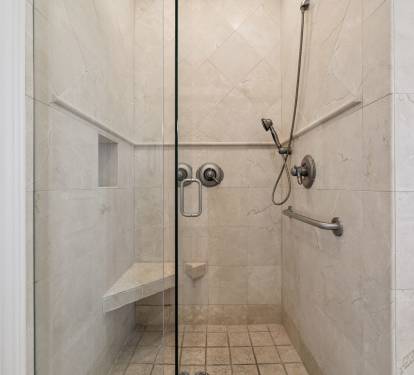 Rinse Off in the Walk-In Shower