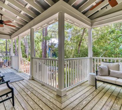 Expansive Back Porch