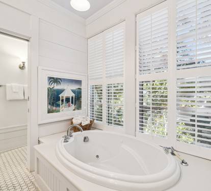 Relax & Unwind in the Oversized Soaking Tub