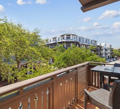 Private Balcony - Offering Views of Barrett Square!