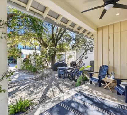 Back Porch - Featuring a Porch Swing & Adirondack Chairs
