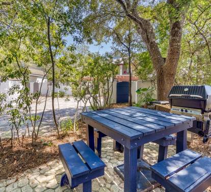 Patio - Equipped with a Grill & Dining Area for Four