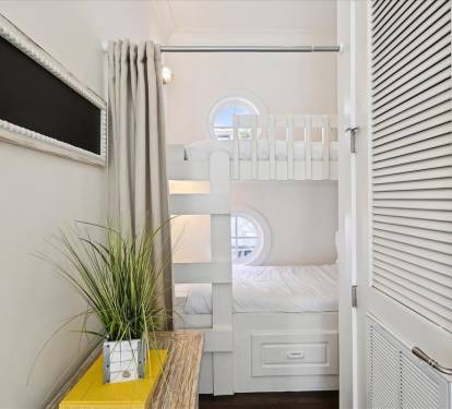 2nd Floor Landing - Furnished with a Twin Over Twin Bunk Area