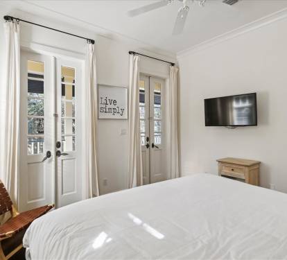 Primary King Suite - Equipped with a Flat-Screen TV
