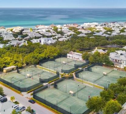 Play a Game of Tennis with your Friends in Rosemary Beach
