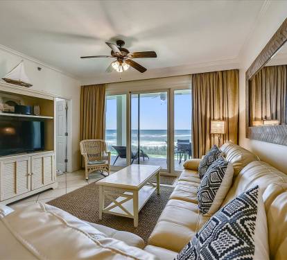 Spacious Living Area with Gulf-Front Views!