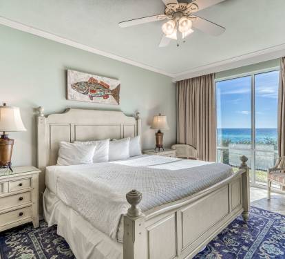 Primary King Suite - Gulf Front Patio Access