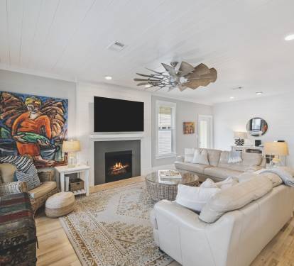 Cozy Up By the Gas Fireplace in the Living Area!