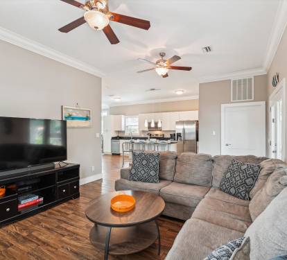 Cozy & Well Appointed Living Area