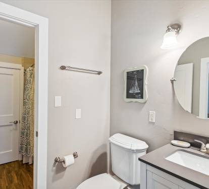 King Guest En-Suite - Single Vanity & Shower/Tub Combo