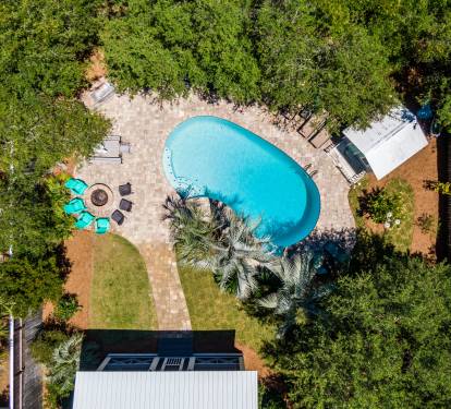Aerial View - Offering a Fully Fenced-in Yard!